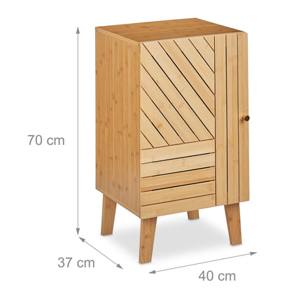 Meuble de salle de bain en bambou