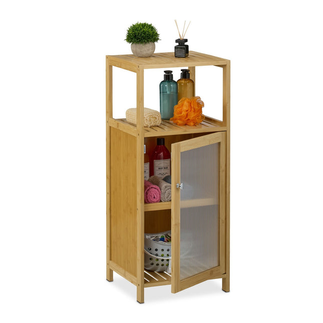 Bamboo bathroom cabinet