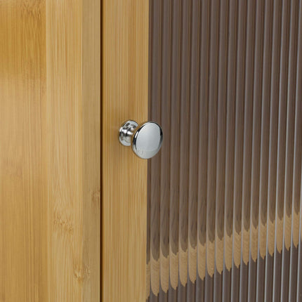 Bambusová koupelnová skříňka