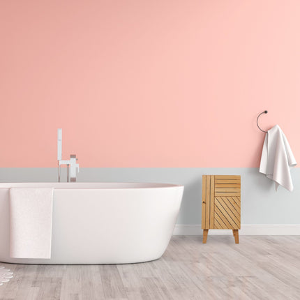 Meuble de salle de bain en bambou