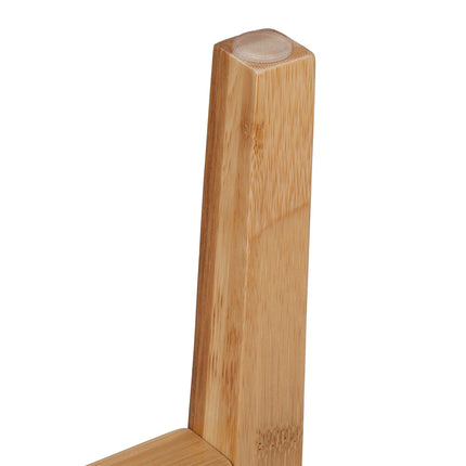 Bambus Badezimmerhocker mit Ablage