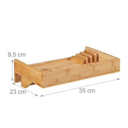 Betttablett aus Bambus