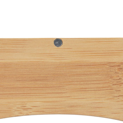 Bamboo cloth dispenser with 2 compartments