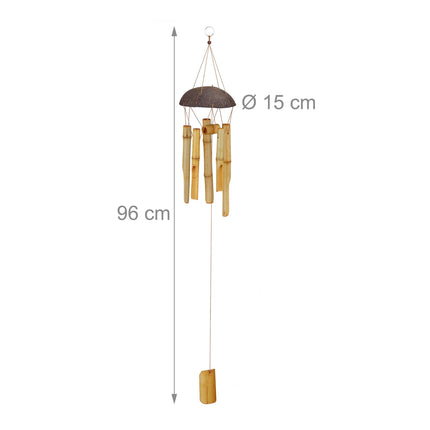 Bamboo & coconut wind chimes