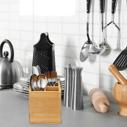 Bamboo cutlery set