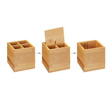 Bamboo cutlery set