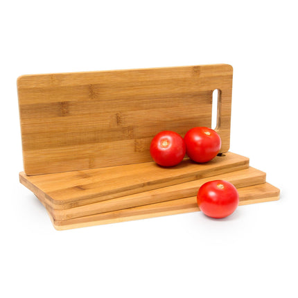 Bambus-Schneidebretter 4er-Set