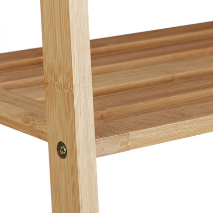 Bamboo floor standing shelf