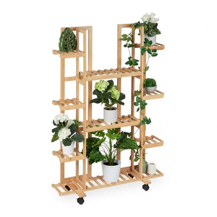 Bamboo flower shelf