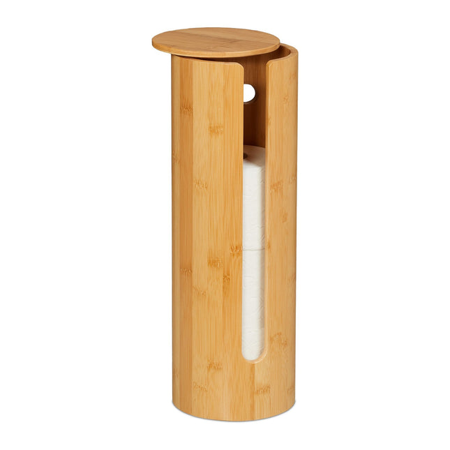 Bamboo for toilet roll storage