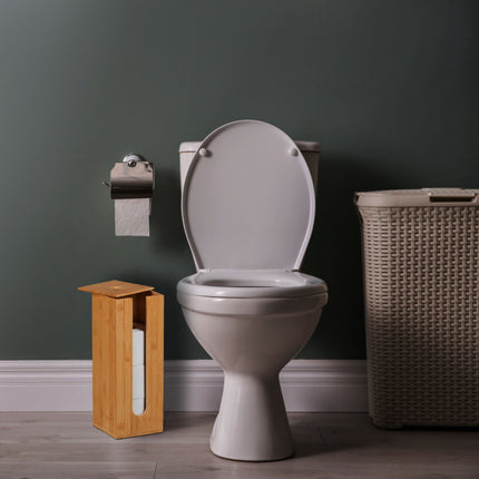 Bambushalter für Toilettenpapier