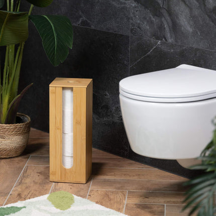 Bambushalter für Toilettenpapier