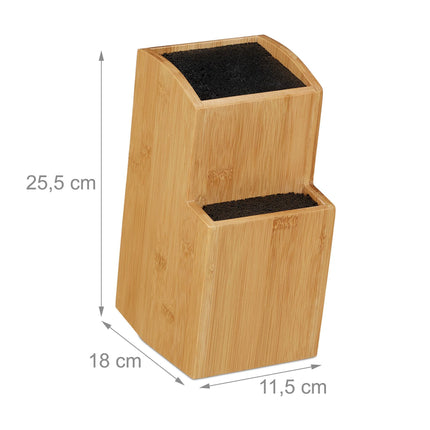 Bloc à couteaux en bambou