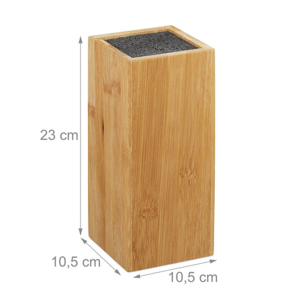 Bloc à couteaux en bambou