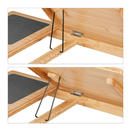 Table d'ordinateur portable en bambou
