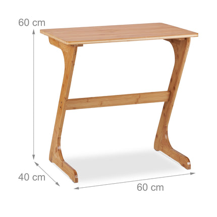 Bamboo laptop table