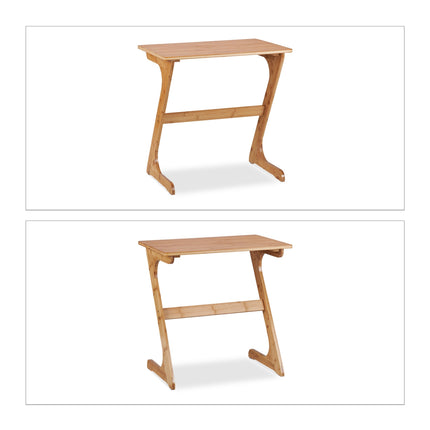 Bamboo laptop table