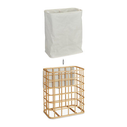 Bamboo laundry basket