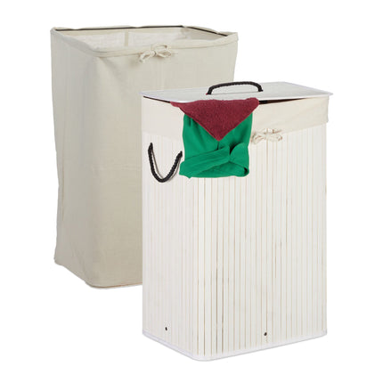 Panier à linge en bambou