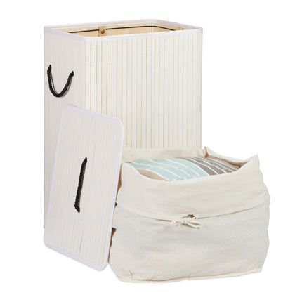 Panier à linge en bambou