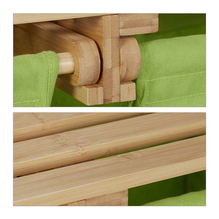 Étagère à linge en bambou