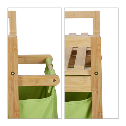 Étagère à linge en bambou