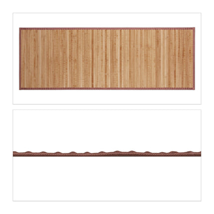 Tapis en bambou nature