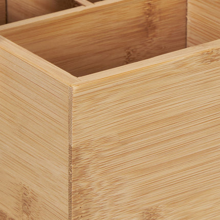 Bamboo organizer with handle