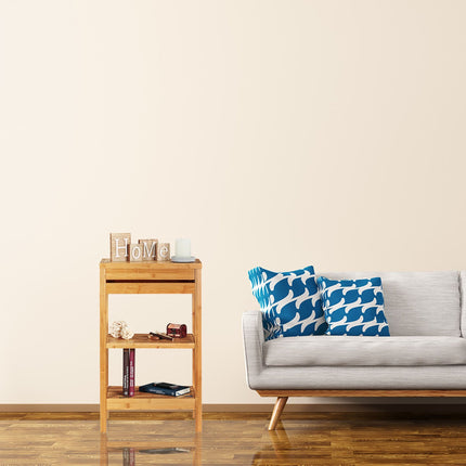 Bamboo shelf with shelves and flap