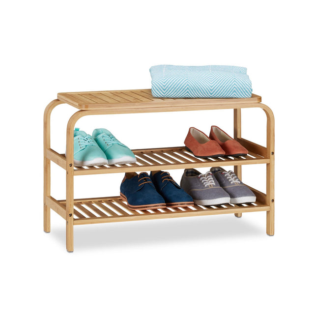 Bambus Schuhbank