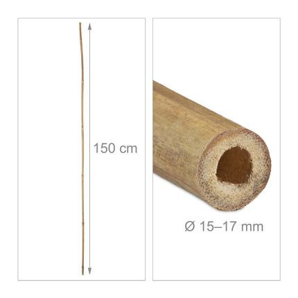 Bamboo sticks 150 cm in sets of 40