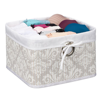 Panier de rangement en bambou