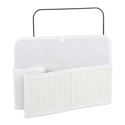 Bamboo storage basket with print