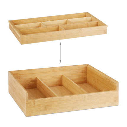 Boîte de rangement en bambou