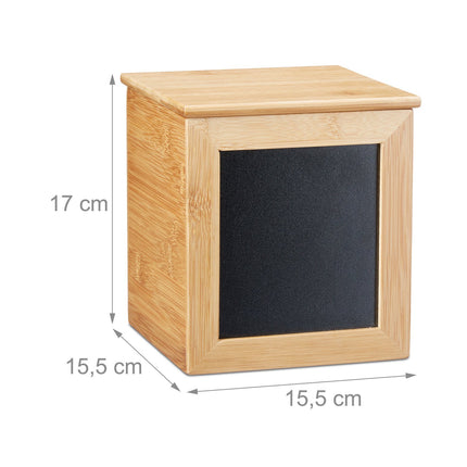 Bambus Aufbewahrungsbox mit Brett