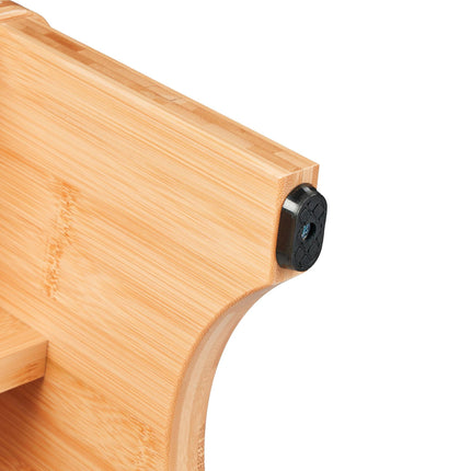 Bamboo toilet seat
