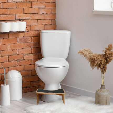 Bamboo toilet seat