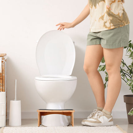 Bamboo toilet seat