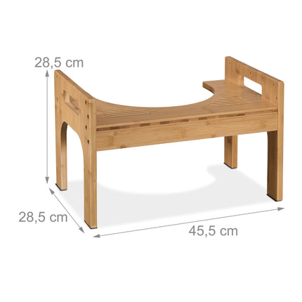 Bamboo toilet seat