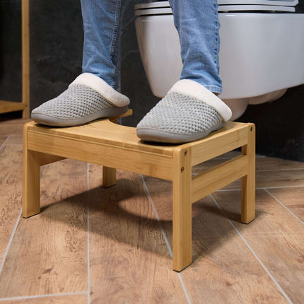 Bamboo toilet seat