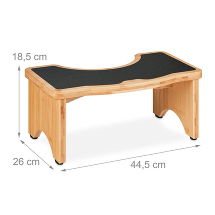 Bamboo toilet seat