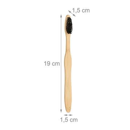 Bamboo toothbrushes 24-pack