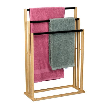 Bamboo towel rail