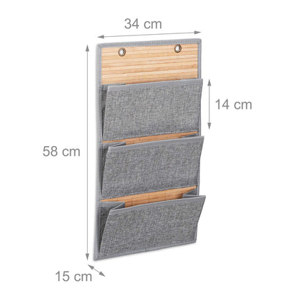 Bamboo wall holder for office and hall