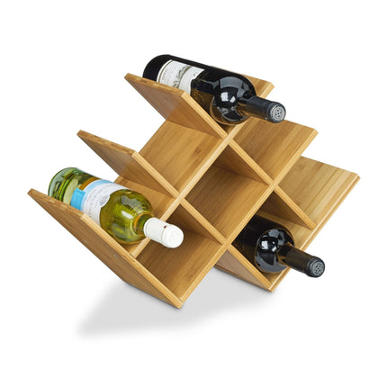 Weinregal aus Bambus
