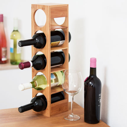 Bambus-Weinregal - 2er-Set