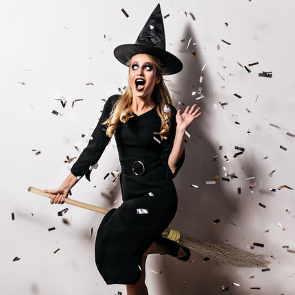 Bamboo witch's broom set of 2
