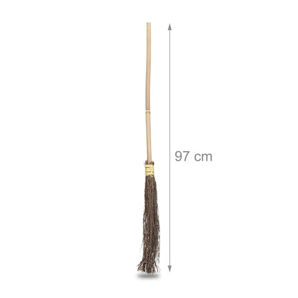 Bamboo witch's broom set of 2