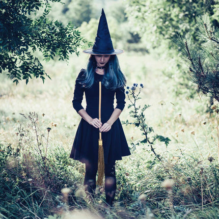 Bamboo witch's broom set of 2