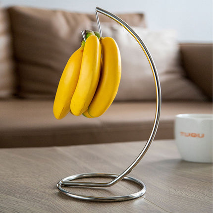 Bananenhalter, Silbernes Metall – Verhindert Druckstellen